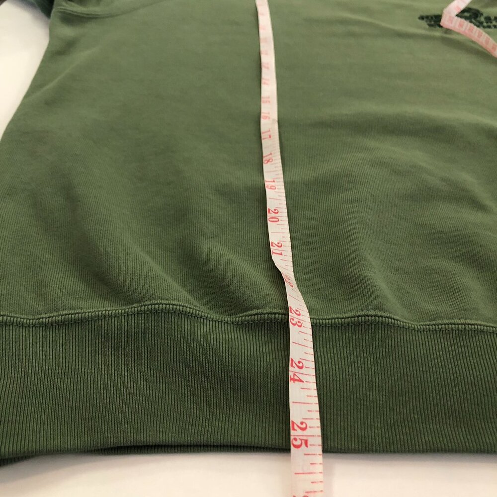 Uniqlo Peanuts Snoopy Joe Cool Crew Neck Sweatshirt Green Pullover Raglan Size S - Picture 11 of 16